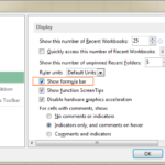 How to Hide And Unhide the Formula Bar in Excel